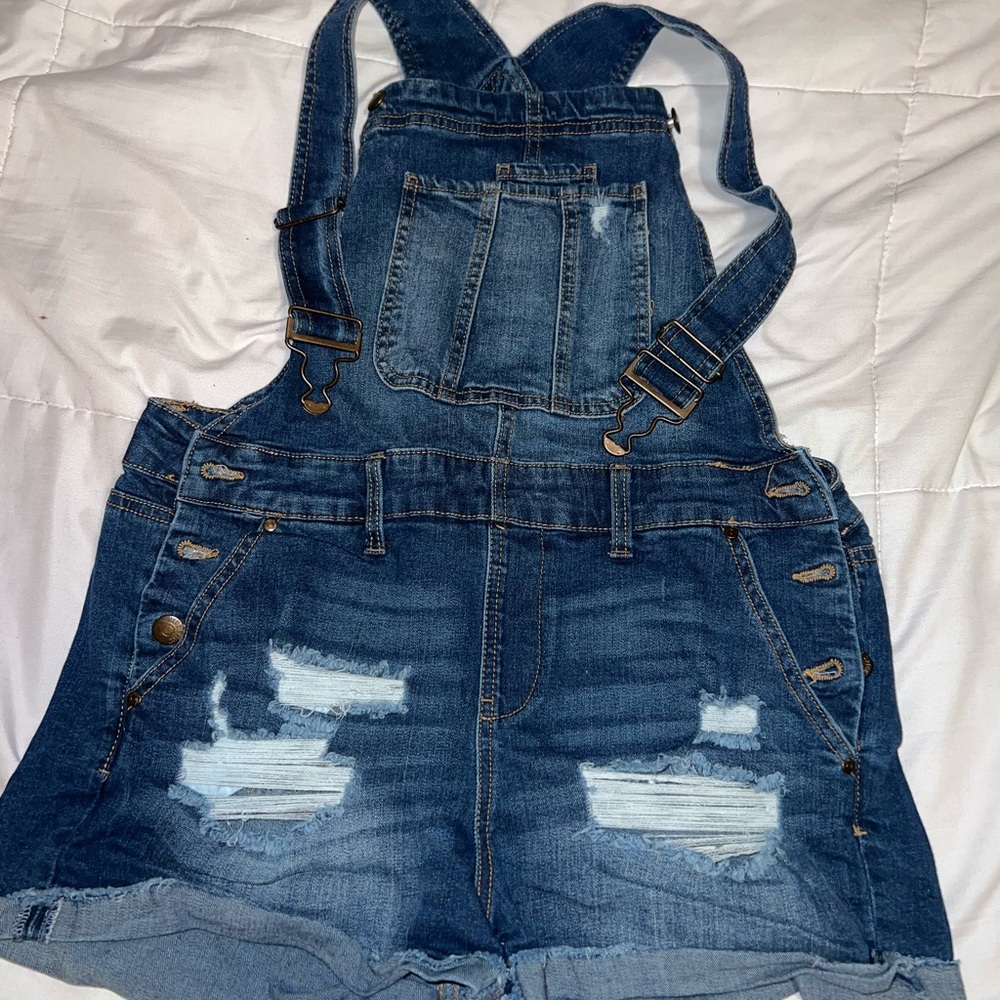 Lie Spice Blue Jean overalls. Size 11.